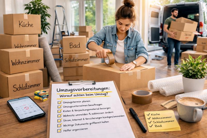 Umzugsvorbereitungen – Umzugstipps