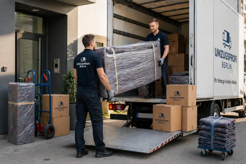 Umzugshelfer mit Transporter Berlin